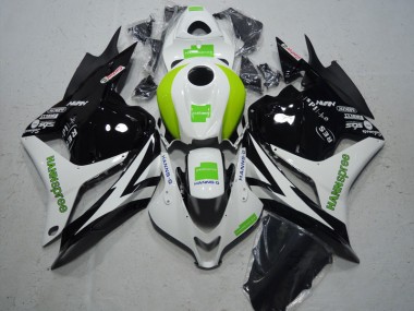 CBR 600 RR 09-12 - Negro Blanco Verde Hannspree