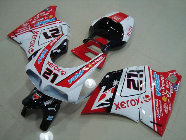 Ducati 748 916 996 996S 93-05 - Rojo Blanco Xerox 21 Ducati 748 916 996 996S 93-05 - Rojo Blanco Xerox 21