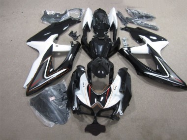 GSXR 600 K8 08-10 - Negro Blanco