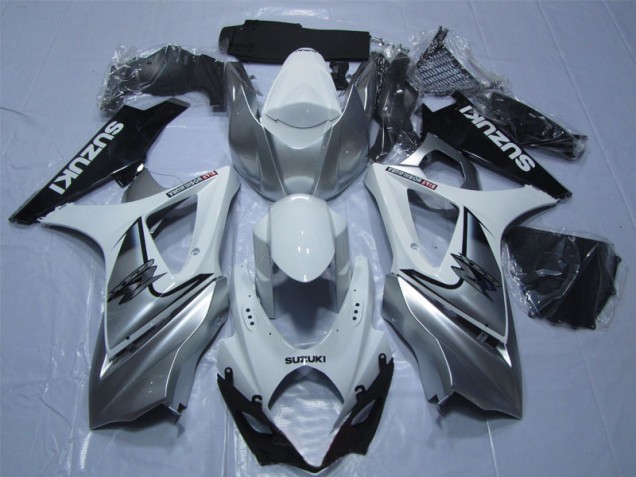 GSXR 1000 K7 07-08 - Blanco Plata Negro