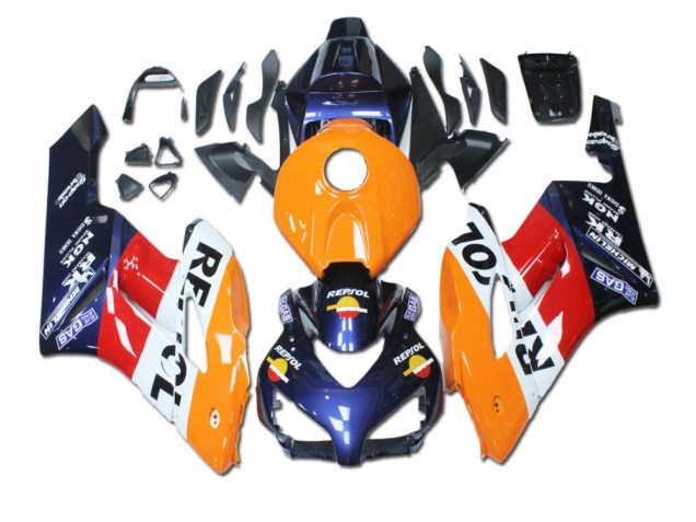 CBR 1000 RR 04-05 - Naranja Rojo Azul Repsol