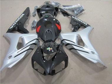 CBR 1000 RR 06-07 - Negro Plata Rojo Calcomanía