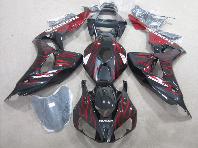 CBR 1000 RR 06-07 - Negro Rojo Llama CBR 1000 RR 06-07 - Negro Rojo Llama