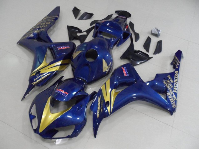 CBR 1000 RR 06-07 - Oscuro Azul con Oro Raya