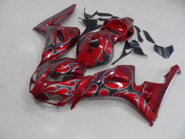 CBR 1000 RR 06-07 - Rojo Plata Llama