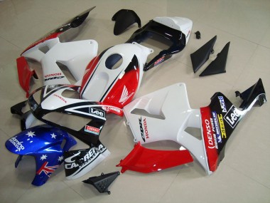 CBR 600 RR 03-04 - Blanco Negro Rojo Lee