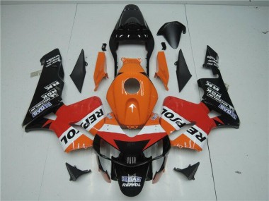 CBR 600 RR 03-04 - Naranja Rojo Negro Repsol