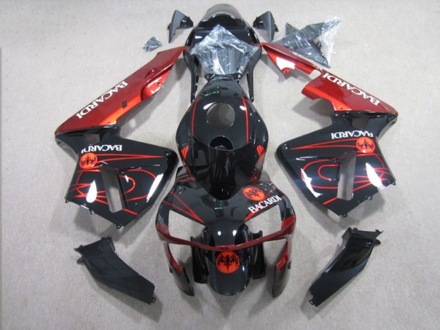 CBR 600 RR 03-04 - Negro Rojo RACARDI