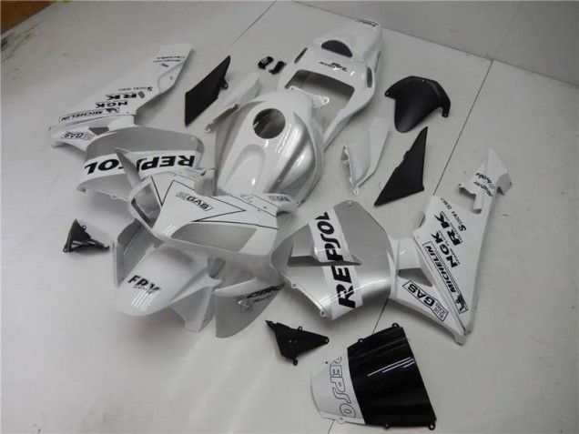 CBR 600 RR 03-04 - Plata Blanco Negro Repsol