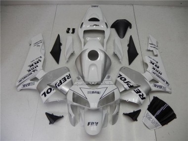 CBR 600 RR 03-04 - Plata Blanco Negro Repsol
