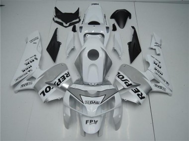CBR 600 RR 05-06 - Blanco Plata Negro Repsol