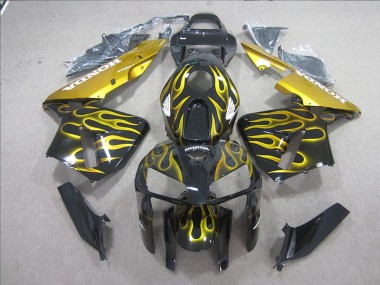 CBR 600 RR 05-06 - Negro Amarillo Llama