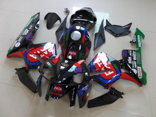 CBR 600 RR 05-06 - Negro Rojo Pata CBR 600 RR 05-06 - Negro Rojo Pata