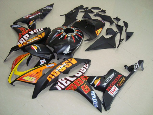 CBR 600 RR 07-08 - Negro Mate Rossi CBR 600 RR 07-08 - Negro Mate Rossi