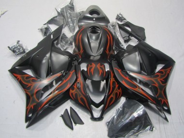CBR 600 RR 09-12 - Negro Naranja Llama