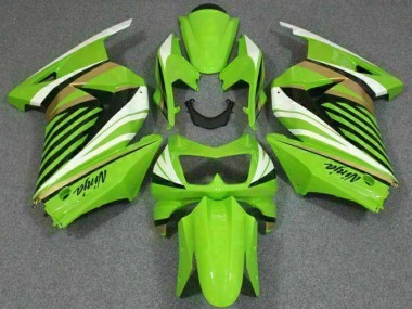 EX250 08-12 - Verde Blanco Negro Ninja