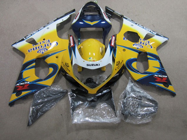 GSXR 1000 K1 00-02 - Amarillo Azul Corona Extra GSXR 1000 K1 00-02 - Amarillo Azul Corona Extra