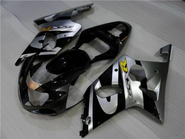 GSXR 1000 K1 00-02 - Plata Negro