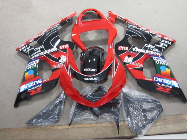 GSXR 1000 K1 00-02 - Rojo Negro Denso