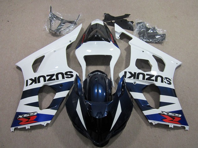 GSXR 1000 K3 03-04 - Blanco Azul Negro Calcomanía GSXR 1000 K3 03-04 - Blanco Azul Negro Calcomanía