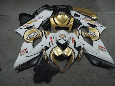 GSXR 1000 K5 05-06 - Blanco Oro Lucky Strike Motul