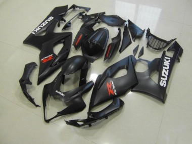 GSXR 1000 K5 05-06 - Negro Mate con Blanco Calcomanías
