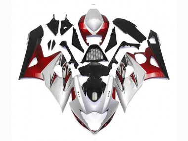 GSXR 1000 K5 05-06 - Plata Rojo Negro
