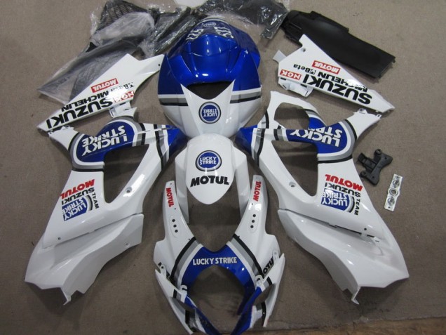 GSXR 1000 K7 07-08 - Blanco Azul Lucky Strike Rojo Motul GSXR 1000 K7 07-08 - Blanco Azul Lucky Strike Rojo Motul