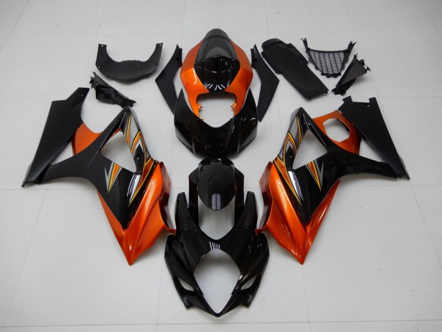 GSXR 1000 K7 07-08 - Naranja Negro GSXR 1000 K7 07-08 - Naranja Negro