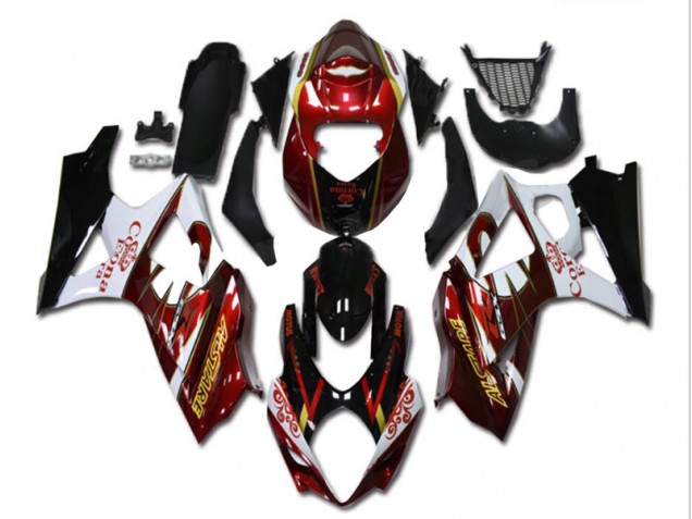GSXR 1000 K7 07-08 - Rojo Blanco Negro GSXR 1000 K7 07-08 - Rojo Blanco Negro