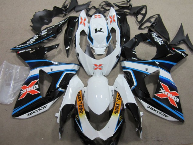 GSXR 1000 K9 09-16 - Blanco Azul Brux Oscuro Dog