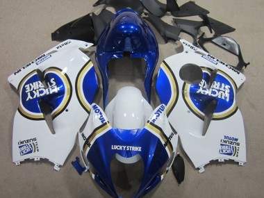 GSXR 1300 Hayabusa 96-07 - Blanco Lucky Strike Azul Motul