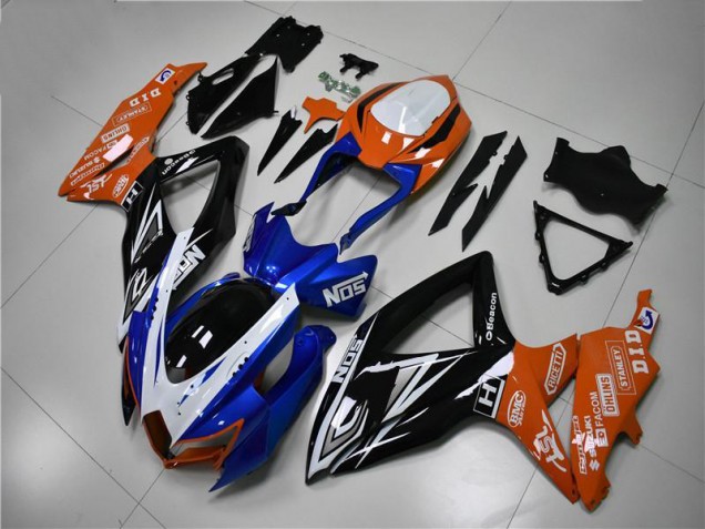 GSXR 600 / 750 K8 08-10 - Azul Naranja GSXR 600 / 750 K8 08-10 - Azul Naranja