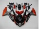 GSXR 600 / 750 K8 08-10 - Negro Naranja Gris GSXR 600 / 750 K8 08-10 - Negro Naranja Gris