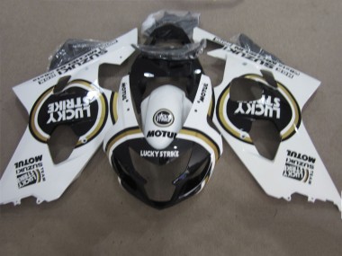 GSXR 600 K4 04-05 - Negro Blanco Lucky Strike Motul