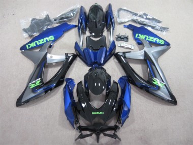 GSXR 600 K8 08-10 - Azul Verde Calcomanía