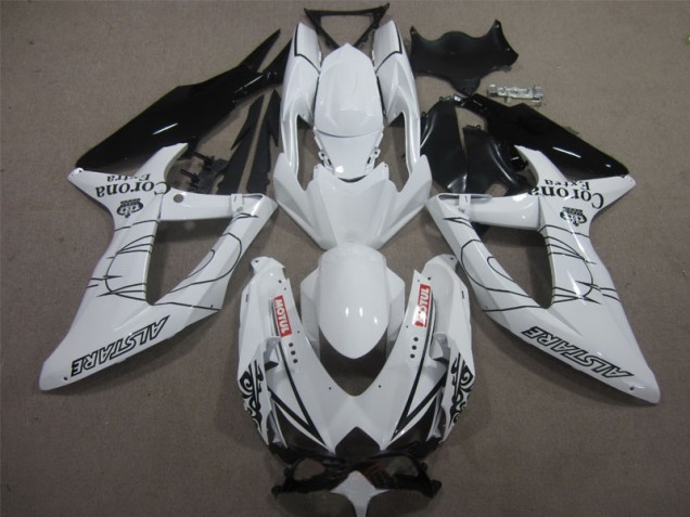 GSXR 600 K8 08-10 - Blanco Negro Corona Extra Motul GSXR 600 K8 08-10 - Blanco Negro Corona Extra Motul