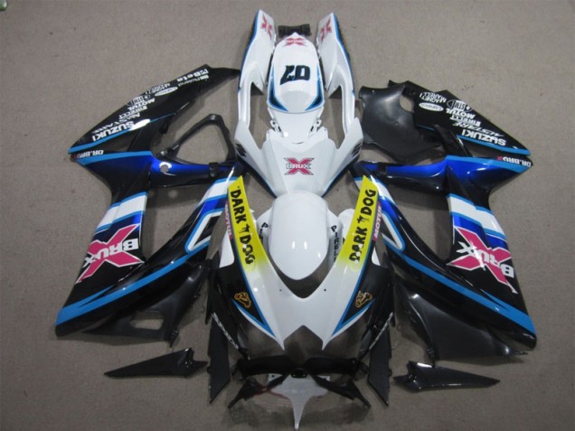 GSXR 600 K8 08-10 - Blanco Oscuro Dog 07 GSXR 600 K8 08-10 - Blanco Oscuro Dog 07