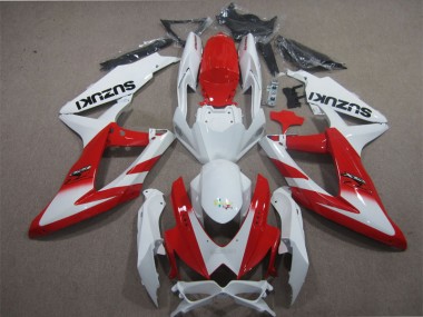 GSXR 600 K8 08-10 - Blanco Rojo