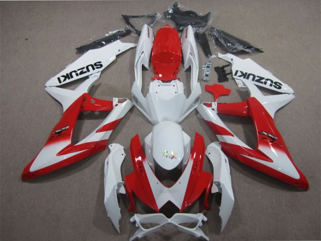 GSXR 600 K8 08-10 - Blanco Rojo GSXR 600 K8 08-10 - Blanco Rojo