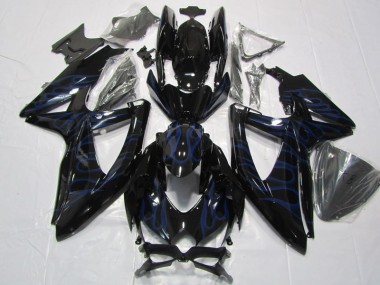 GSXR 600 K8 08-10 - Llama azul negra