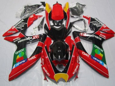 GSXR 600 K8 08-10 - Rojo Negro Jomo
