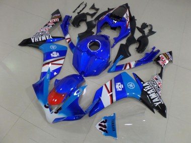 R1 07-08 - Azul Blanco Negro Pegatinas