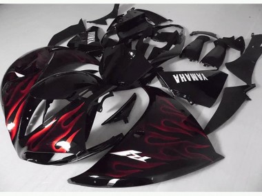 R1 12-14 - Rojo Negro Llama