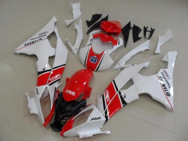 R6 08-16 - Rojo Blanco Estilo OEM