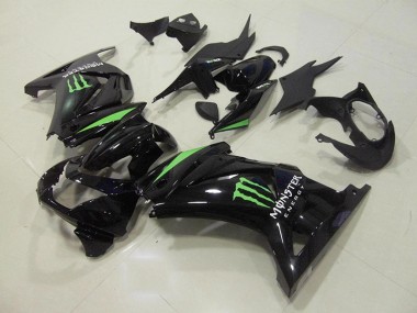 ZX 250R 08-12 - Negro Verde Monster Energy