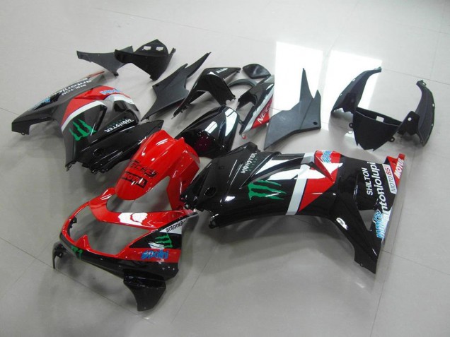 ZX 250R 08-12 - Rojo & Negro Monster ZX 250R 08-12 - Rojo & Negro Monster