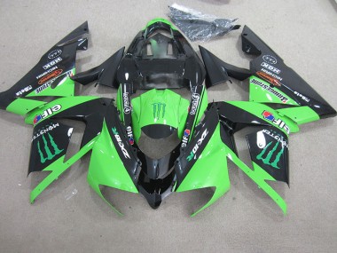 ZX10R 03-05 - Negro Verde Monster