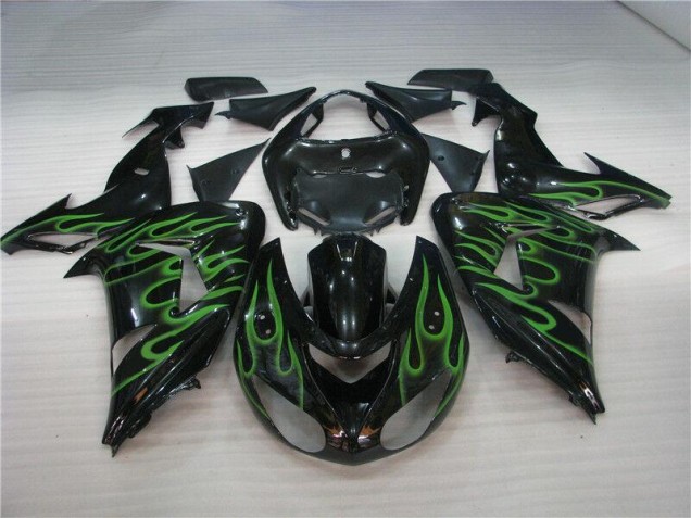 ZX10R 06-07 - Negro Verde Llama ZX10R 06-07 - Negro Verde Llama