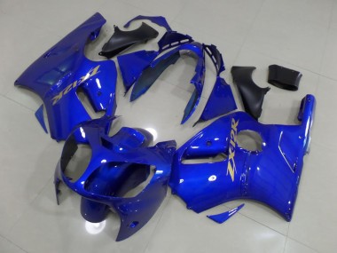 ZX12R 00-01 - Azul con Oro Pegatinas